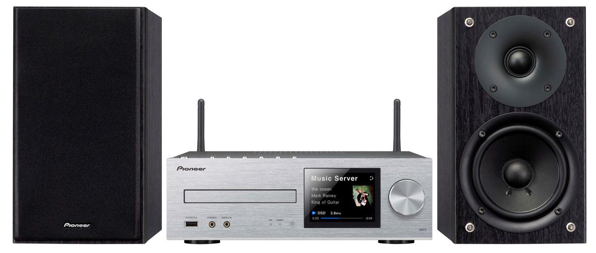 Wieża Pioneer X-HM72-S (srebrny)