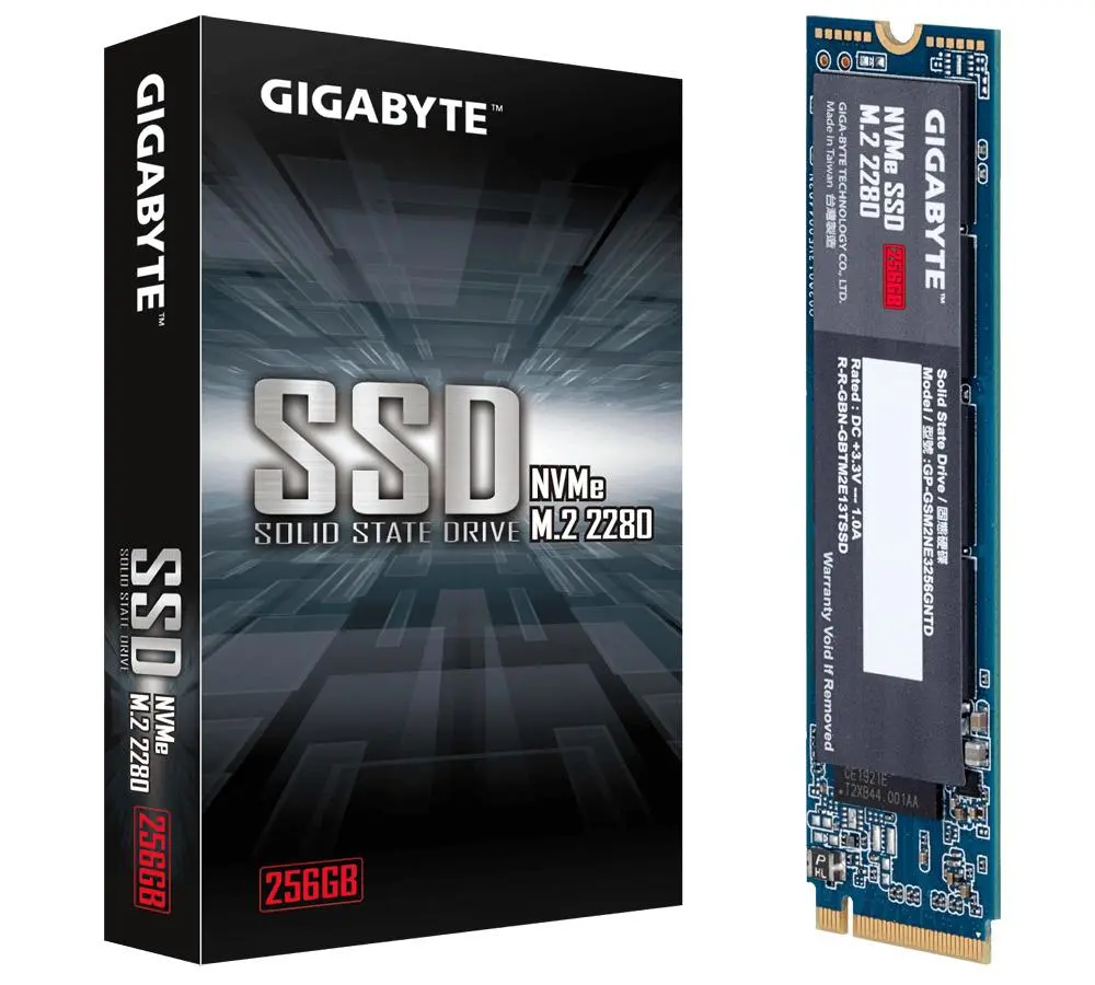 Dysk SSD Gigabyte 256GB M.2 PCIe NVMe