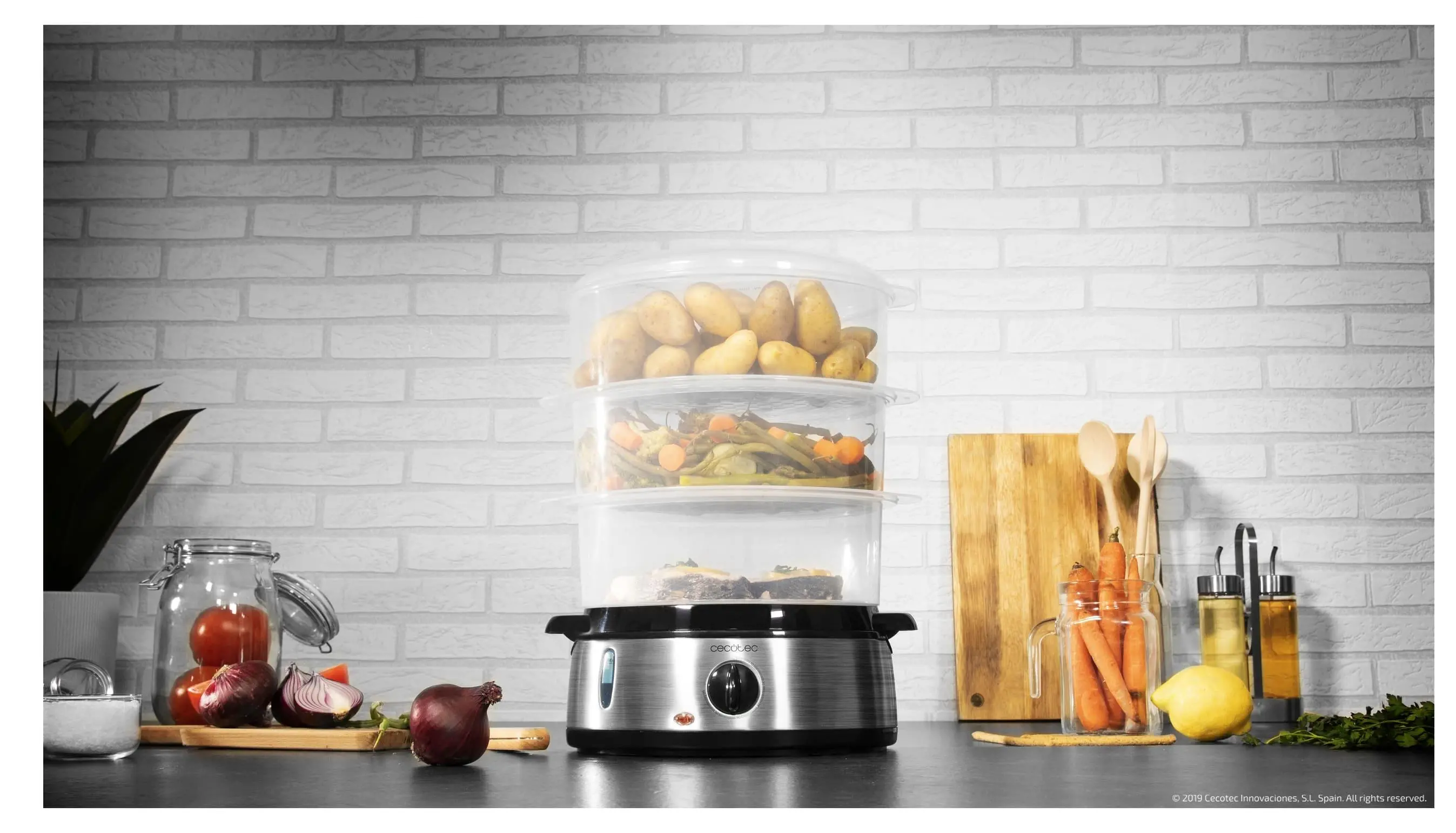 Parowar Cecotec Vapovita 3000 Inox