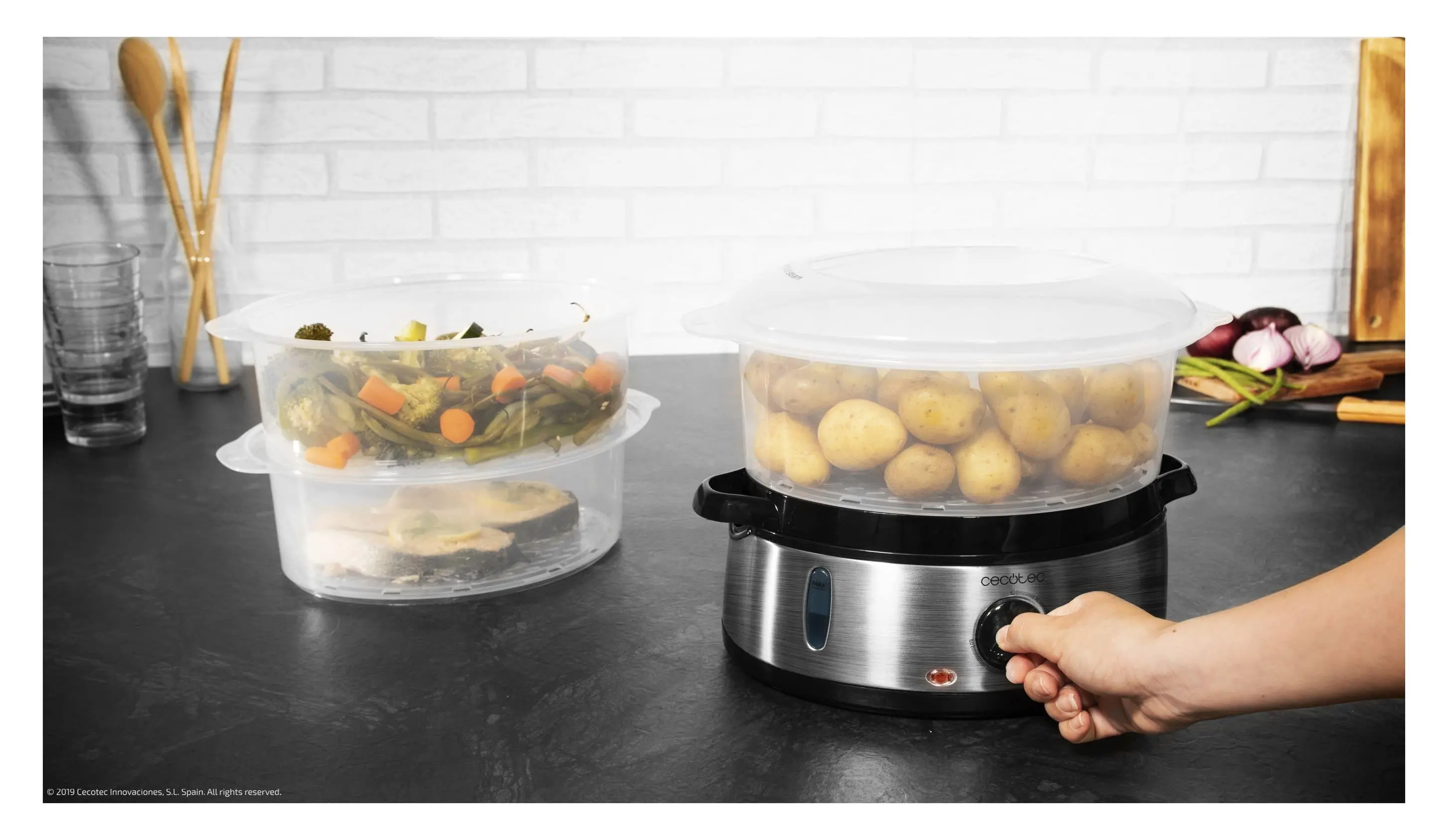 Parowar Cecotec Vapovita 3000 Inox