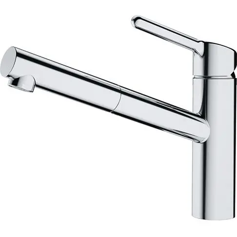 Bateria Franke Orbit Pull-Out Chrom Mosiądz
