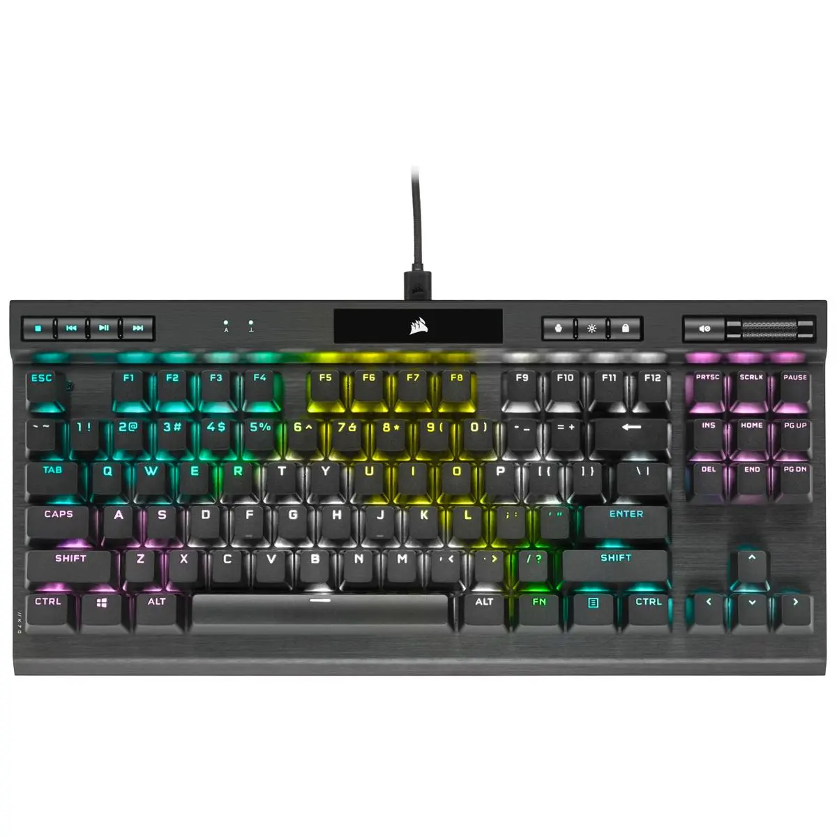 Klawiatura mechaniczna Corsair K70 RGB TKL CHAMPION SERIES Cherry MX Red Czarny