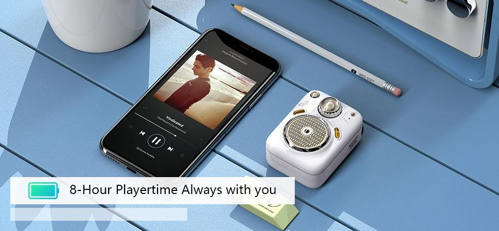 Głośnik Bluetooth Divoom Beetles-FM 4,5W Różówy