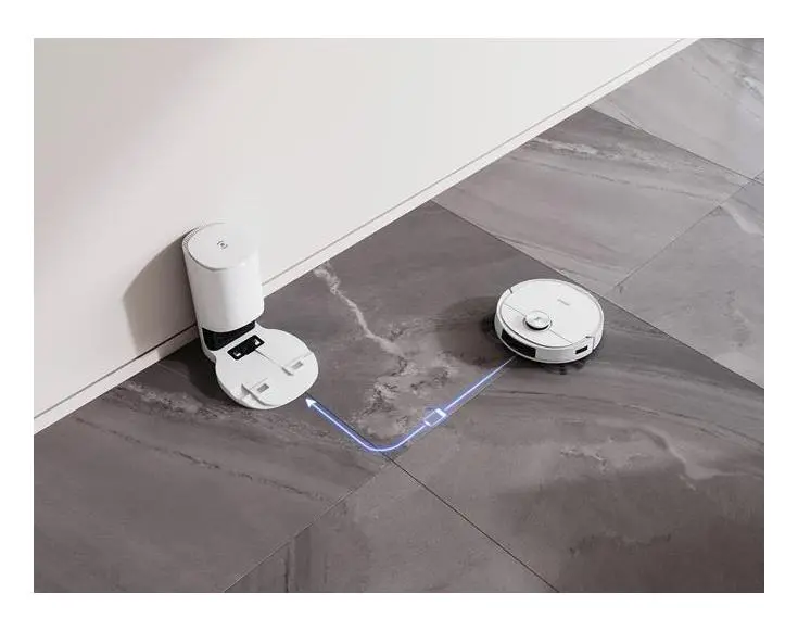 Robot sprzątający Ecovacs Deebot T9+ Funkcja mopowania Stacja oczyszczająca Tworzenie mapy pomieszczenia 67dB