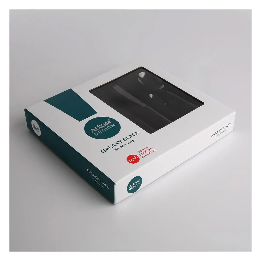 Zestaw sztućców Altom Design Galaxy Black 24 elementy