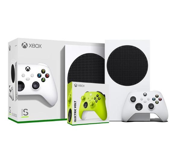 konsola Xbox Series S Xbox Series S + dodatkowy pad (zielony)