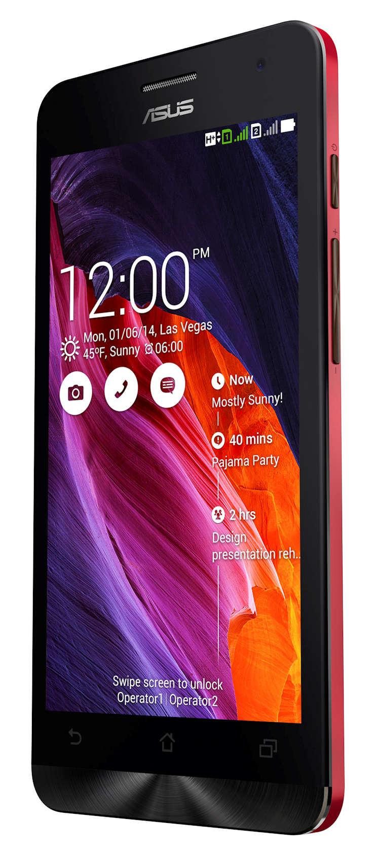 Smartfon ASUS ZenFone 5 A501CG (czerwony)