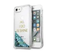 Guess Party Glitter Liquid GUHCP7GLUQBL do iPhone 7/8/SE2020 Niebieski