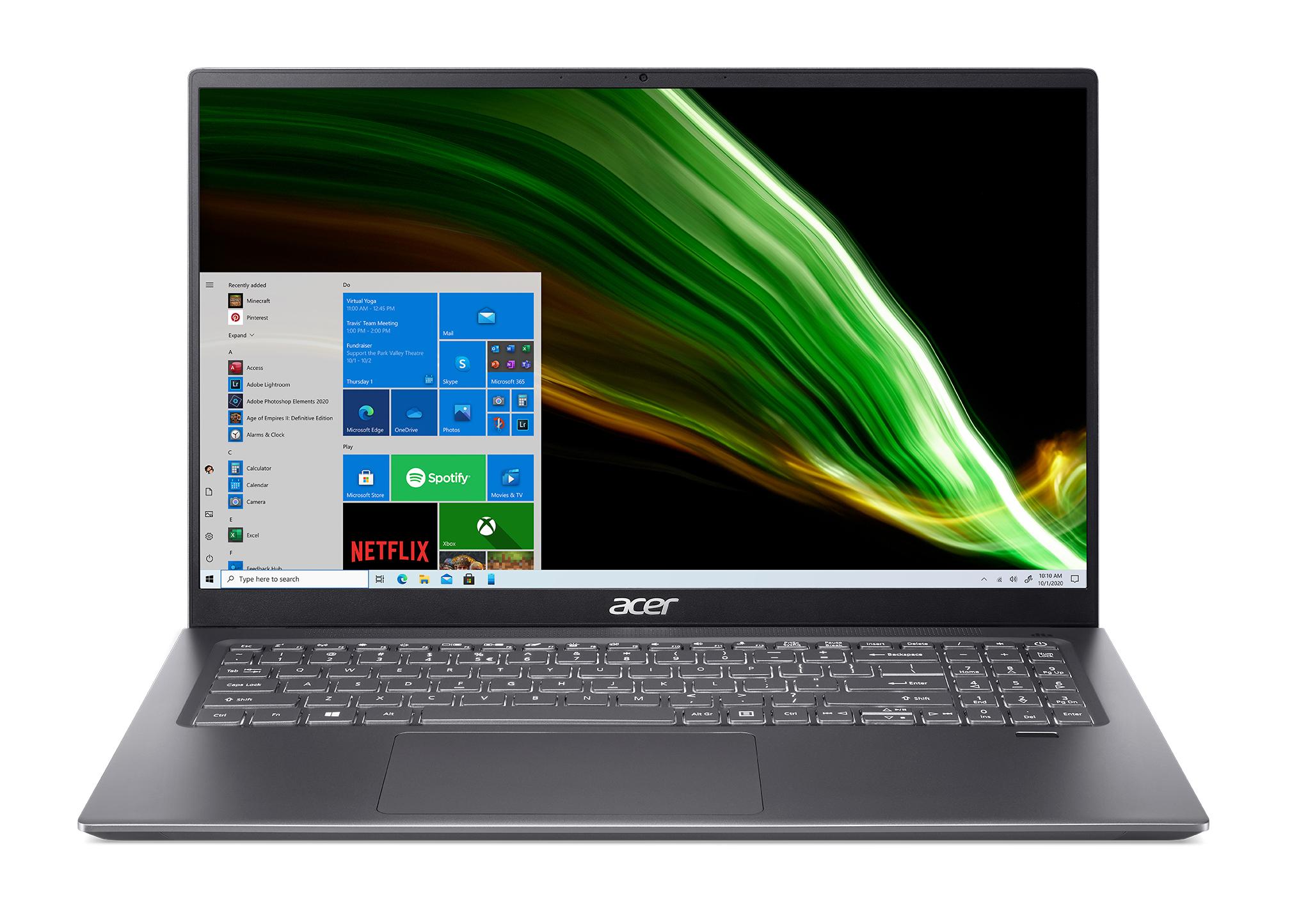 Laptop Acer Swift 3 SF316-51-57UC 16,1"  i5-11300H 16GB RAM  512GB Dysk SSD  Win10 Szary