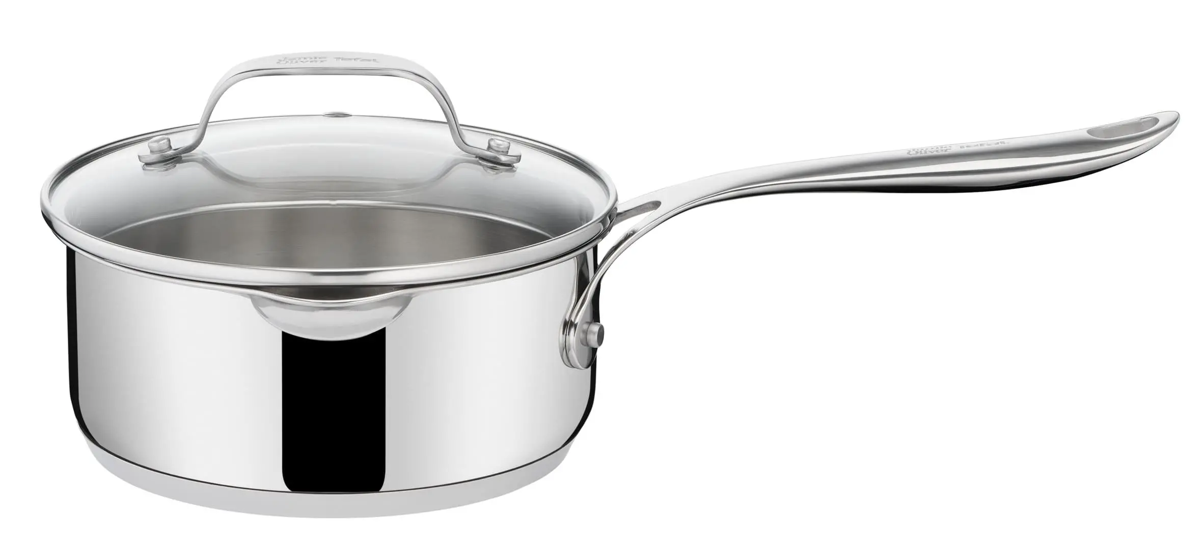Zestaw garnków Tefal Jamie Oliver Cooks Direct E304SA55 Indukcja Stal nierdzewna 10 elementów