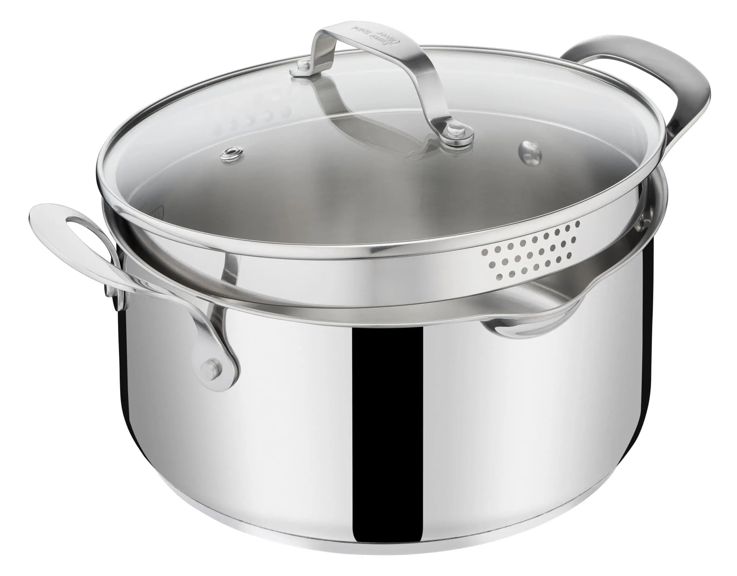Zestaw garnków Tefal Jamie Oliver Cooks Direct E304SA55 Indukcja Stal nierdzewna 10 elementów