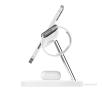Ładowarka indukcyjna Belkin BoostCharge Pro 3w1 Wireless Charger with MagSafe 15W (biały)