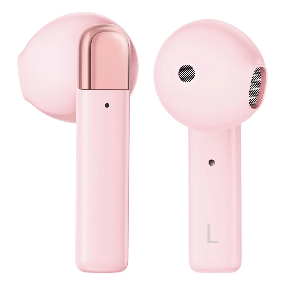 Słuchawki bezprzewodowe Baseus Encok W2 Douszne Bluetooth 5.0 Rożowy