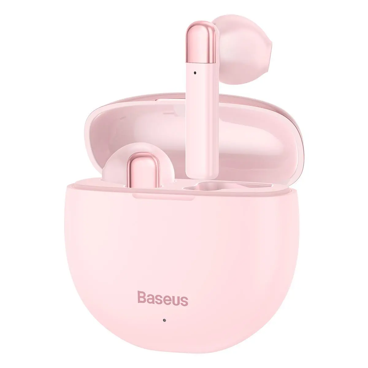 Słuchawki bezprzewodowe Baseus Encok W2 Douszne Bluetooth 5.0 Rożowy