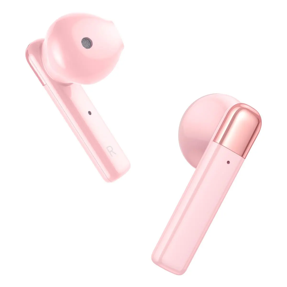Słuchawki bezprzewodowe Baseus Encok W2 Douszne Bluetooth 5.0 Rożowy