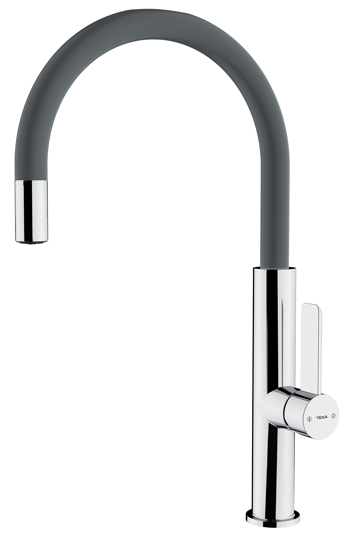 Bateria Teka FOT 995 Chrom/Kamienny szary Mosiądz/Chrom