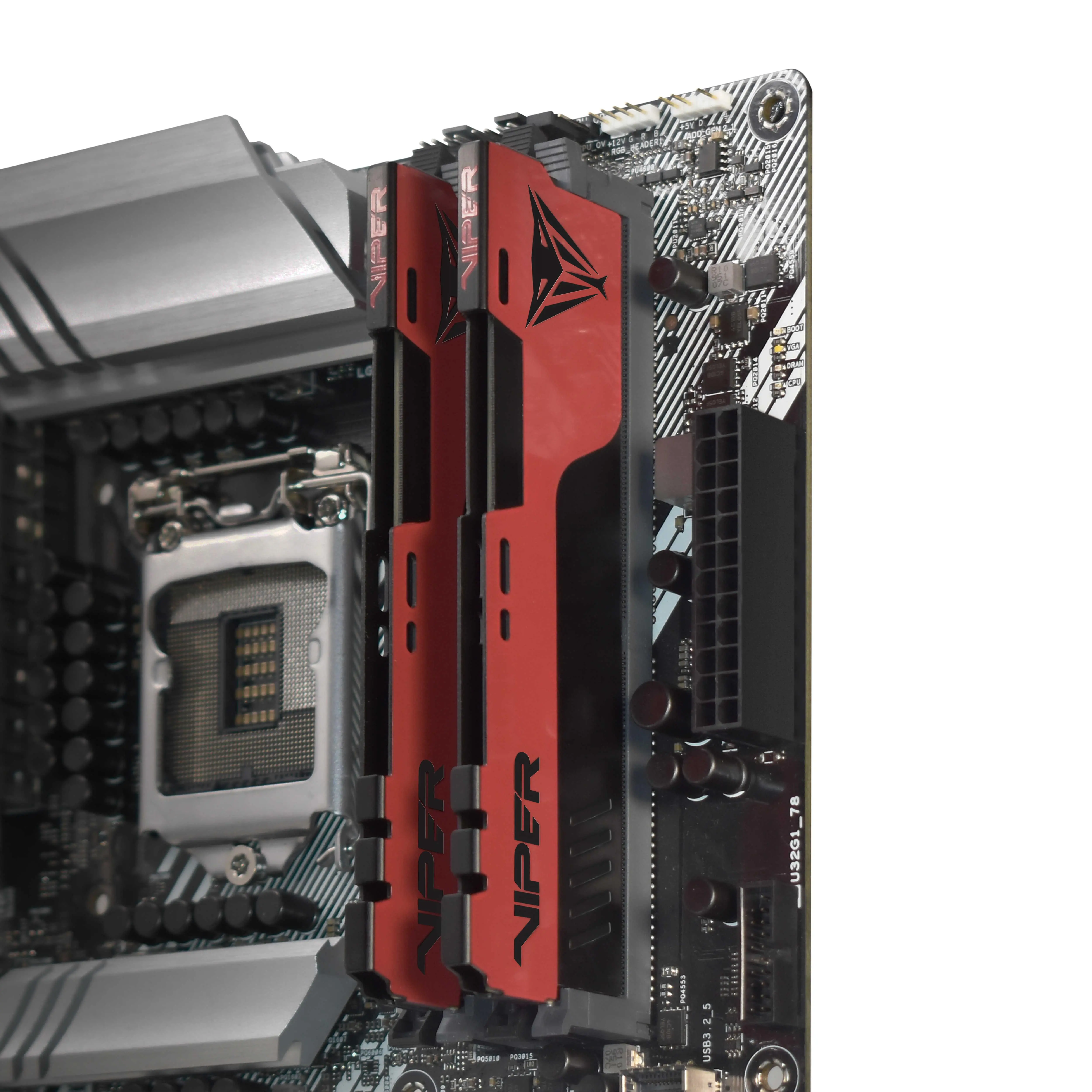 Pamięć RAM Patriot Viper Elite II DDR4 64GB (2x32GB) 3600 CL20 Czerwony