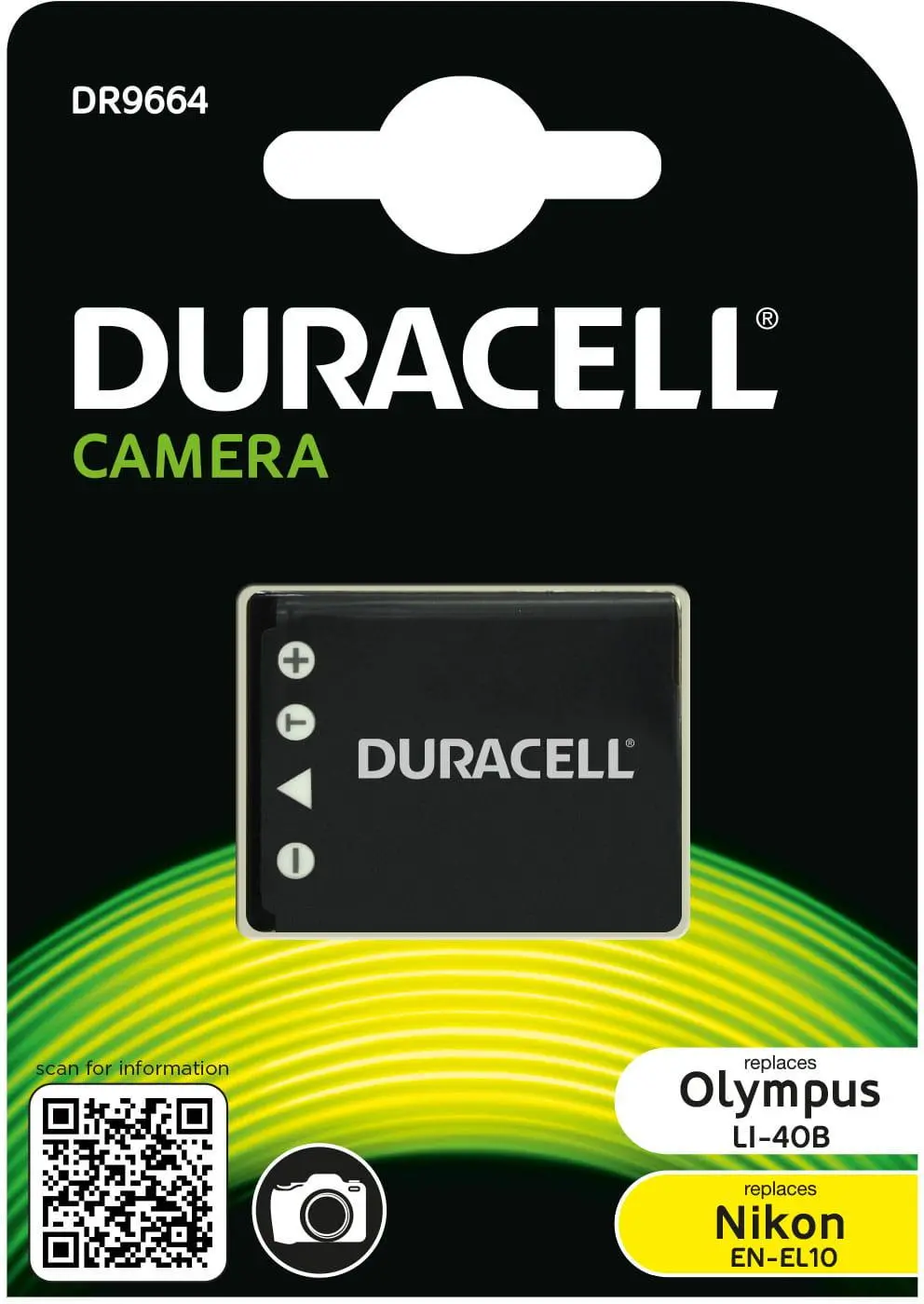 Akumulator Duracell DR9664 zamiennik Olympus LI-40B
