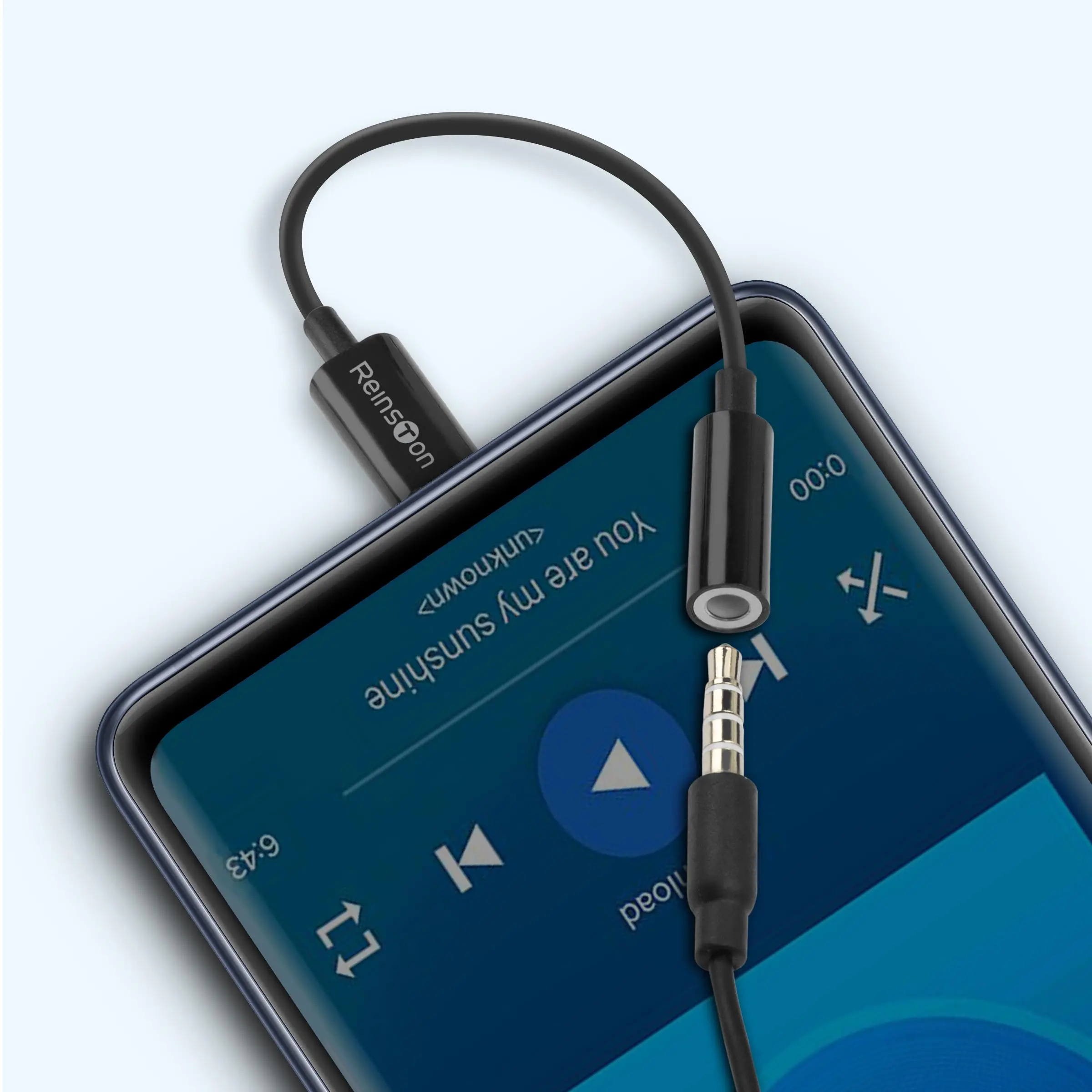 Adapter Reinston EAD12 USB-C na jack 3,5 mm