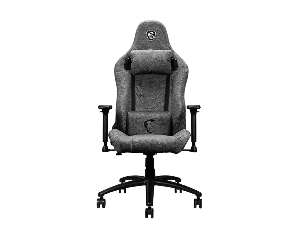 Fotel MSI CH130 I REPELTEK FABRIC Gamingowy do 150kg Tkanina Ciemnoszary