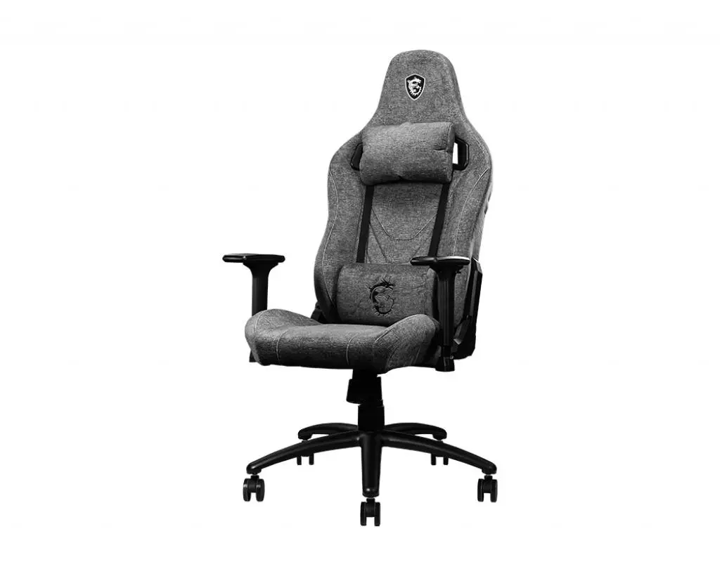 Fotel MSI CH130 I REPELTEK FABRIC Gamingowy do 150kg Tkanina Ciemnoszary