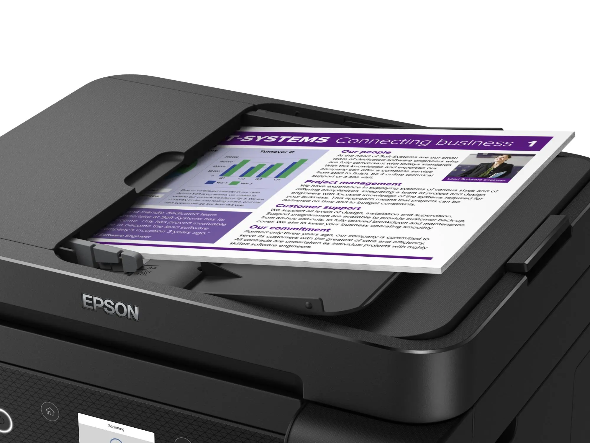 Urządzenie wielofunkcyjne Epson EcoTank L6270 WiFi Czarny