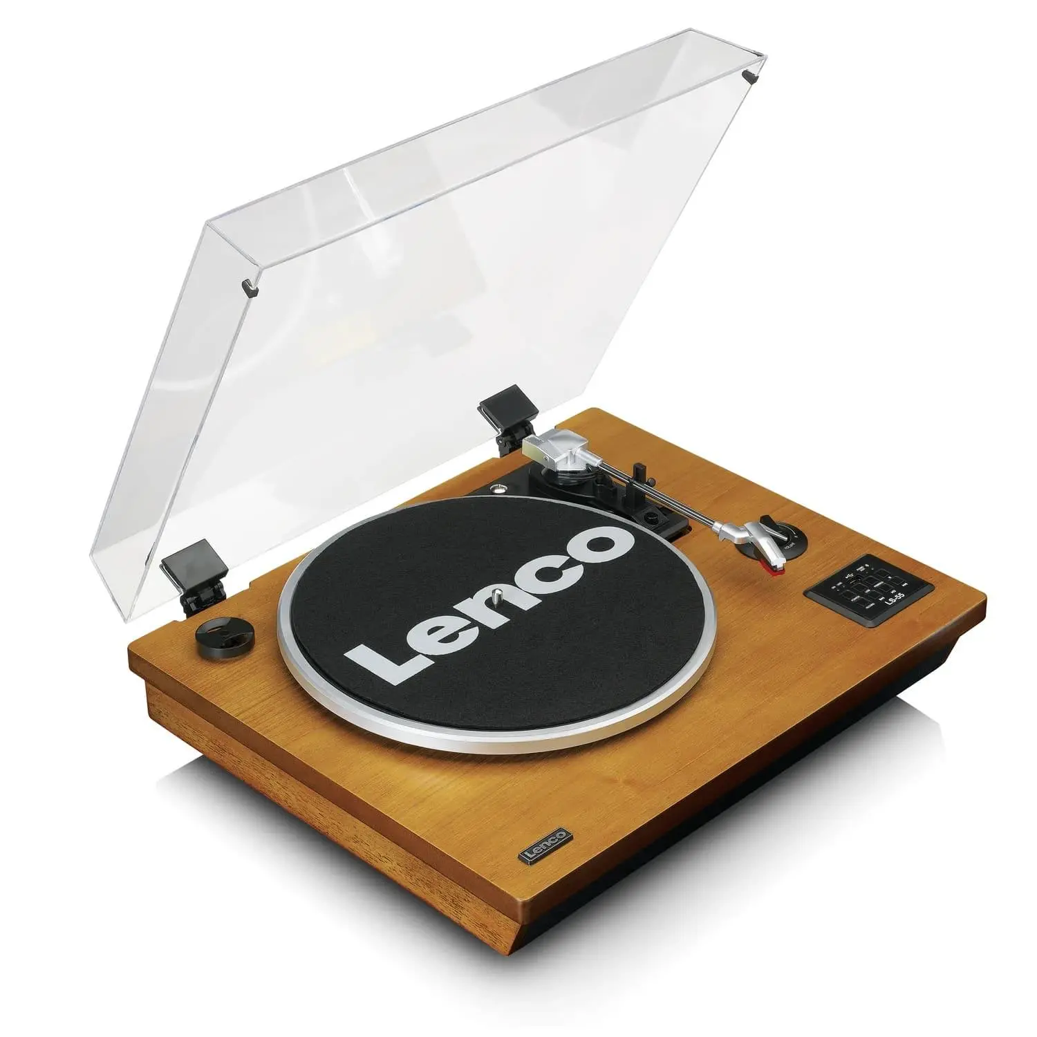 Gramofon Lenco LS-55WA Manualny Napęd paskowy Przedwzmacniacz Bluetooth Brązowy