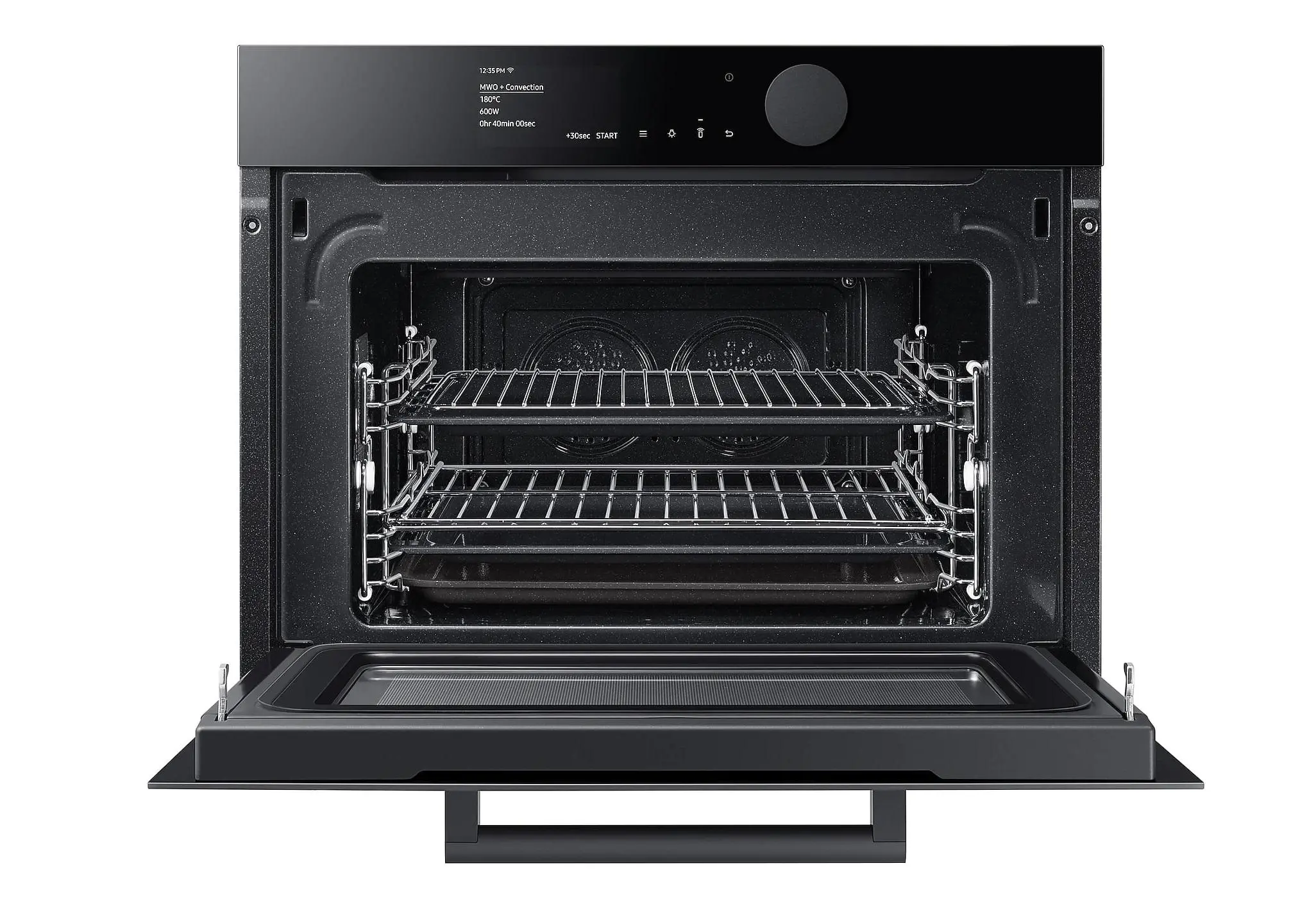 Piekarnik z mikrofalą Samsung Infinite Line NQ50T8539BK Termoobieg Zdalne sterowanie Czarny