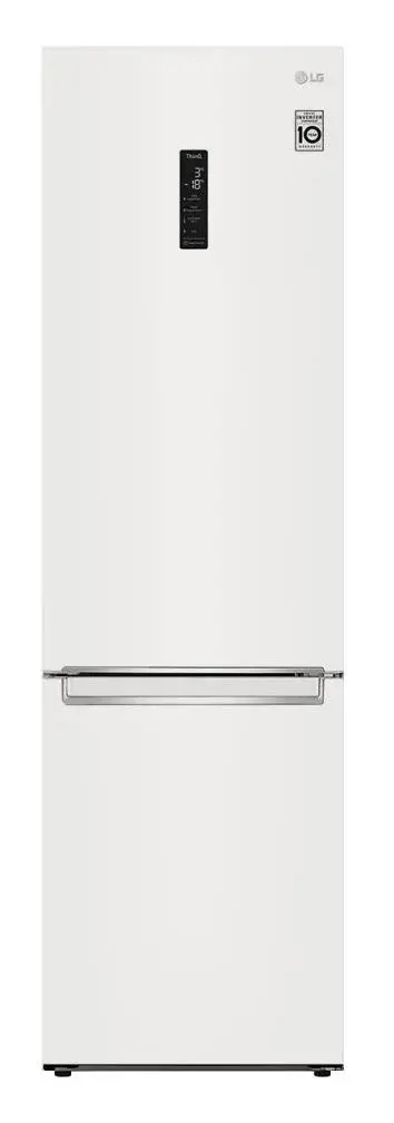 Lodówka LG GBB72SWUGN Pełny No Frost 203cm Szuflada z kontrolą wilgotności Zdalne sterowanie Biały