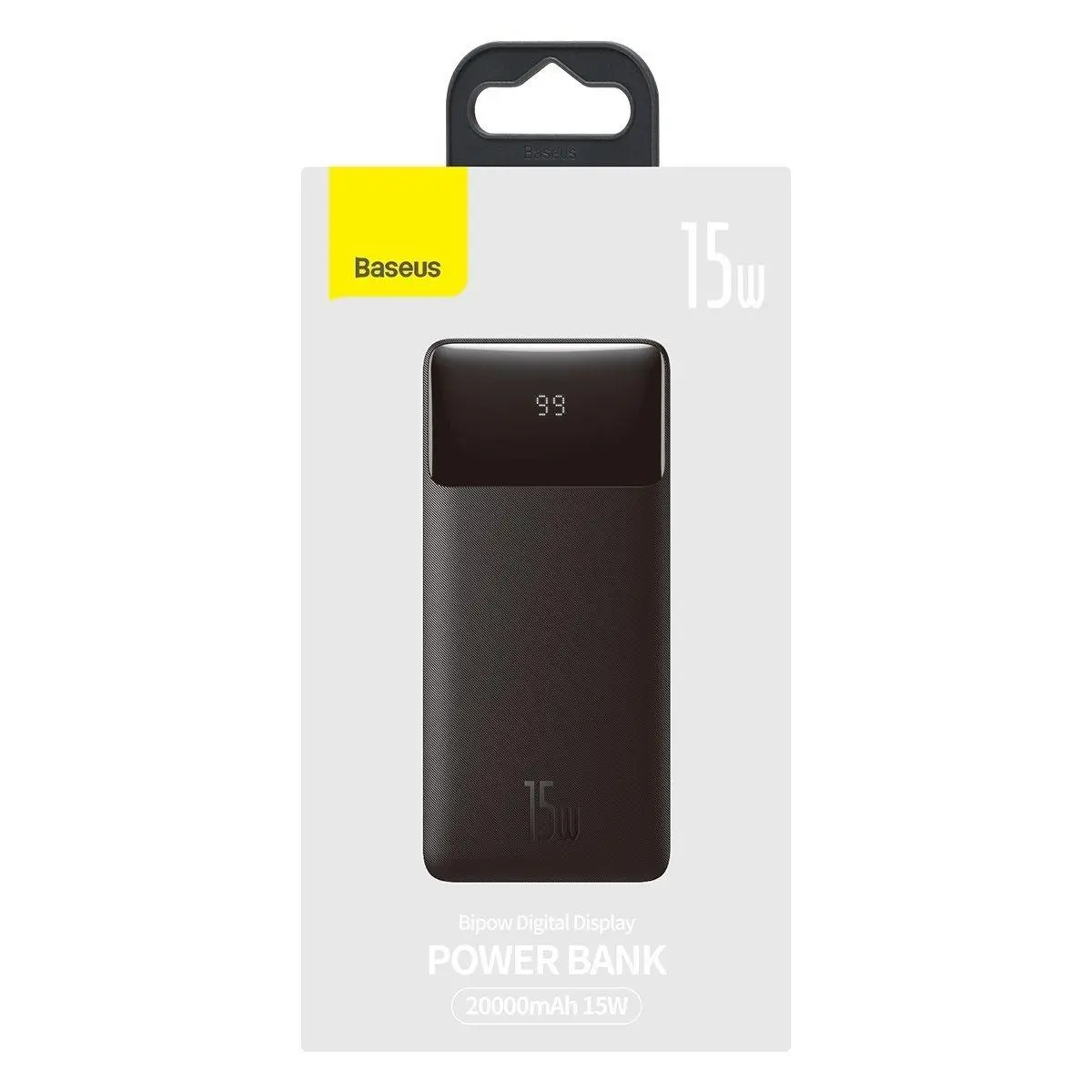 Powerbank Baseus PPDML-J01 Bipow 20000mAh 2xUSB USB-C 15W Czarny