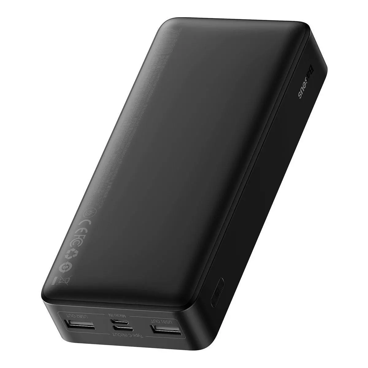 Powerbank Baseus PPDML-J01 Bipow 20000mAh 2xUSB USB-C 15W Czarny