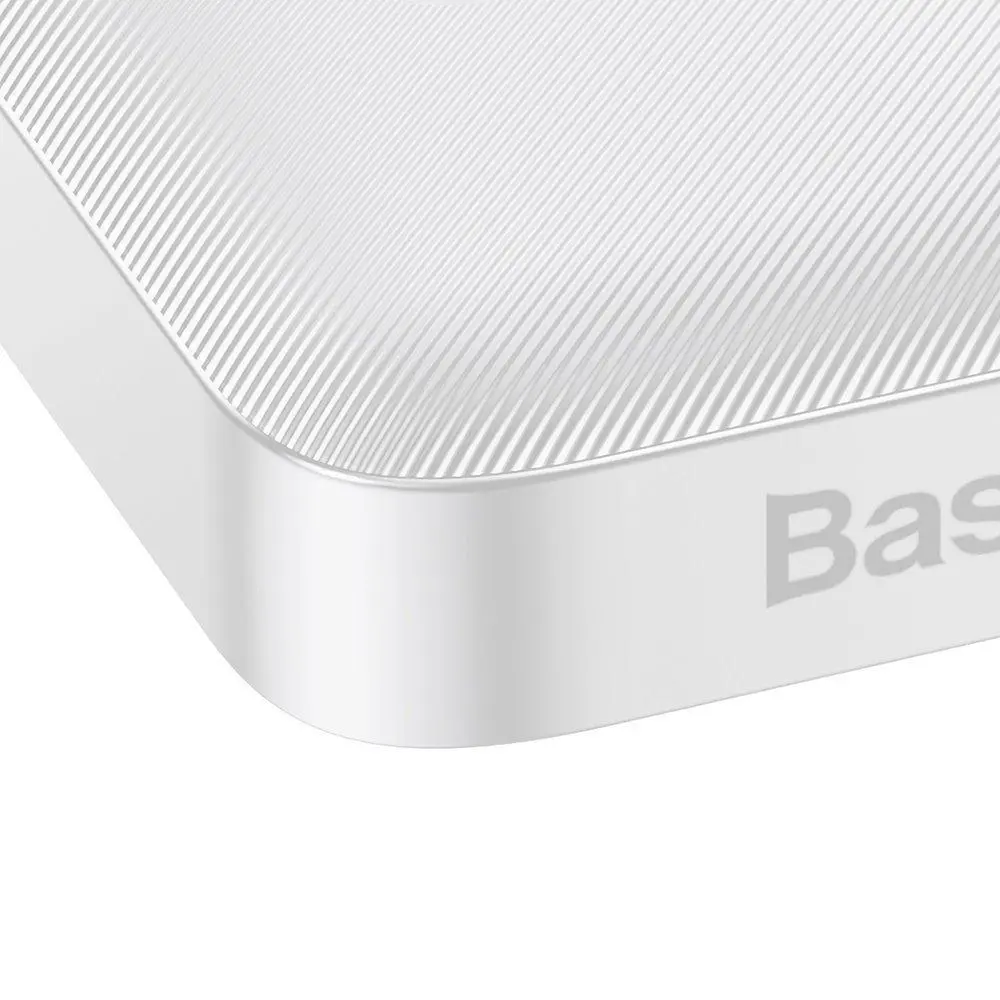 Powerbank Baseus PPDML-I02 Bipow 10000mAh 2xUSB USB-C 15W Biały