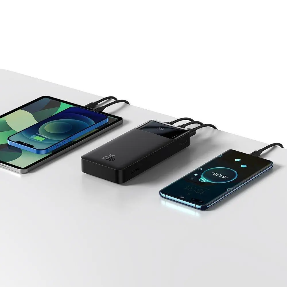 Powerbank Baseus PPBD050501 Bipow 20000mAh 2xUSB USB-C 20W Czarny