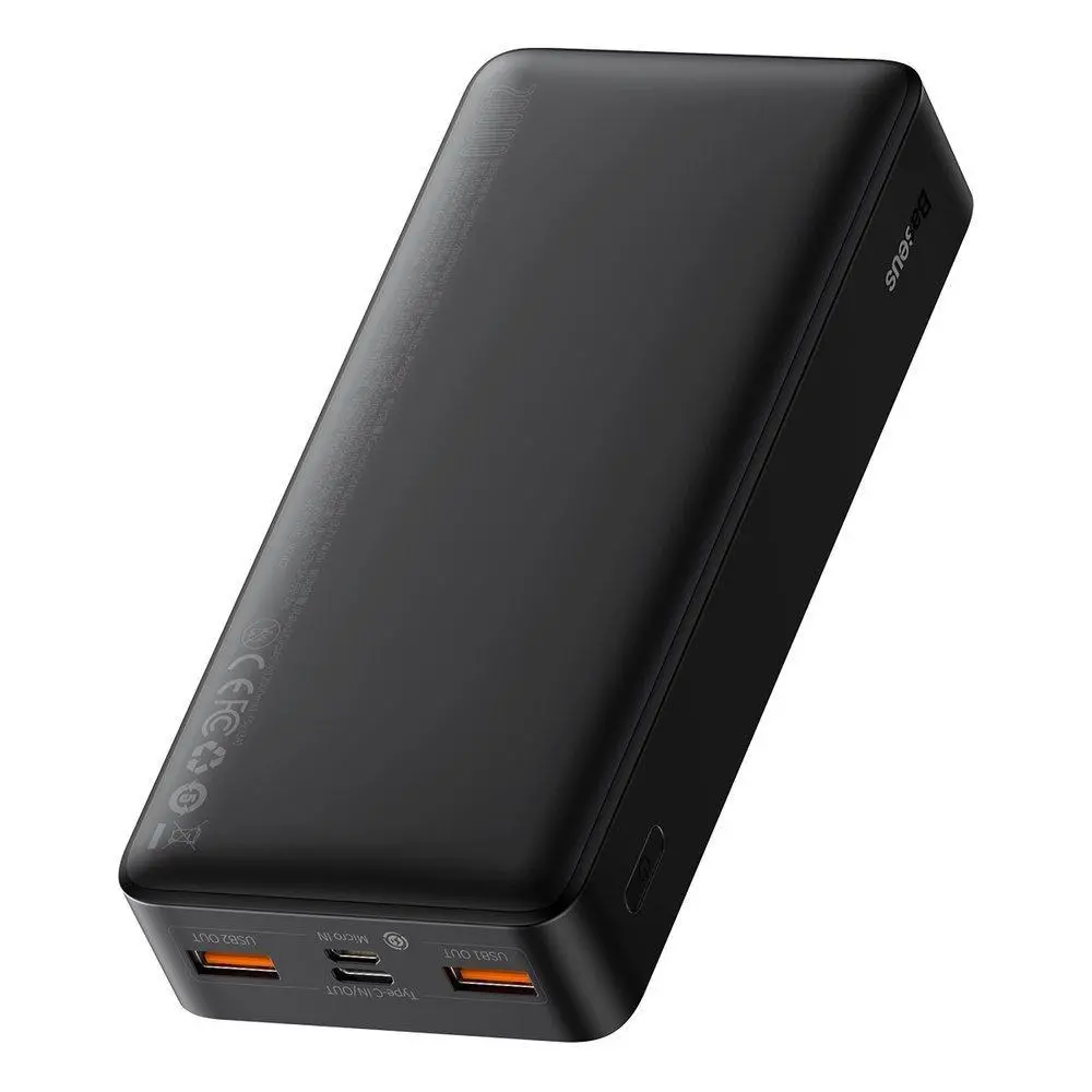 Powerbank Baseus PPBD050501 Bipow 20000mAh 2xUSB USB-C 20W Czarny