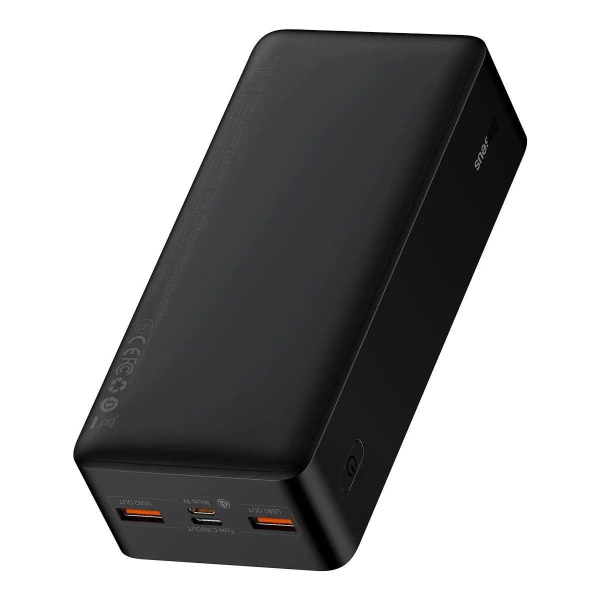 Powerbank Baseus PPBD050401 Bipow 30000mAh 2xUSB USB-C 20W Czarny
