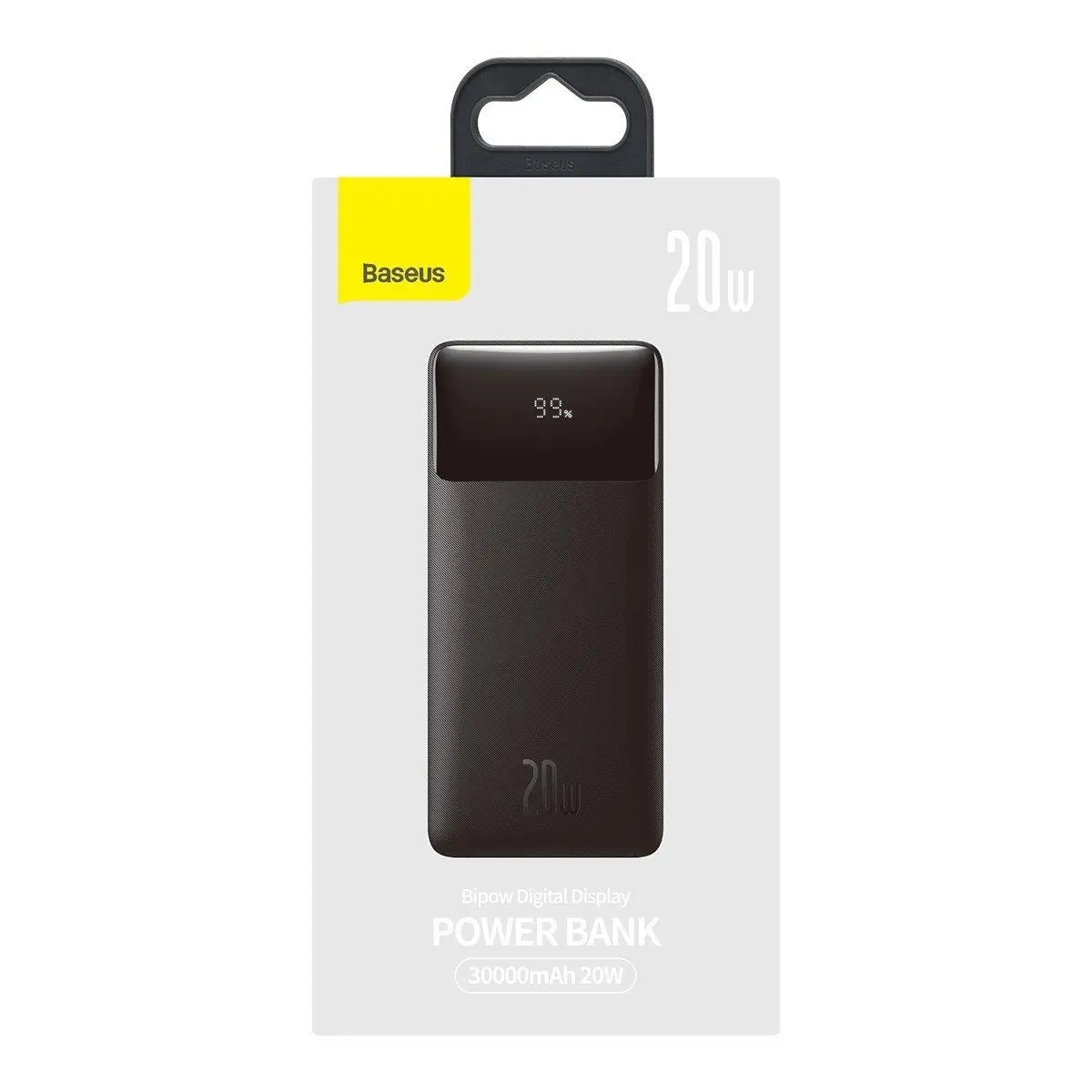 Powerbank Baseus PPBD050401 Bipow 30000mAh 2xUSB USB-C 20W Czarny