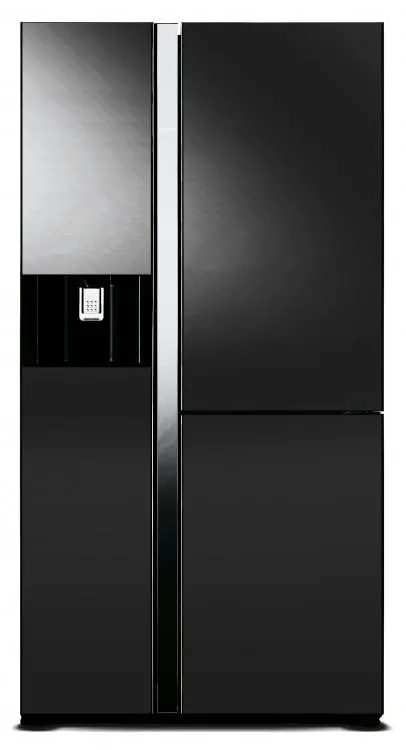 Lodówka Hitachi R-M700VAGRU9X-2 (MIR) Pełny No Frost 180cm Dystrybutor wody Czarny