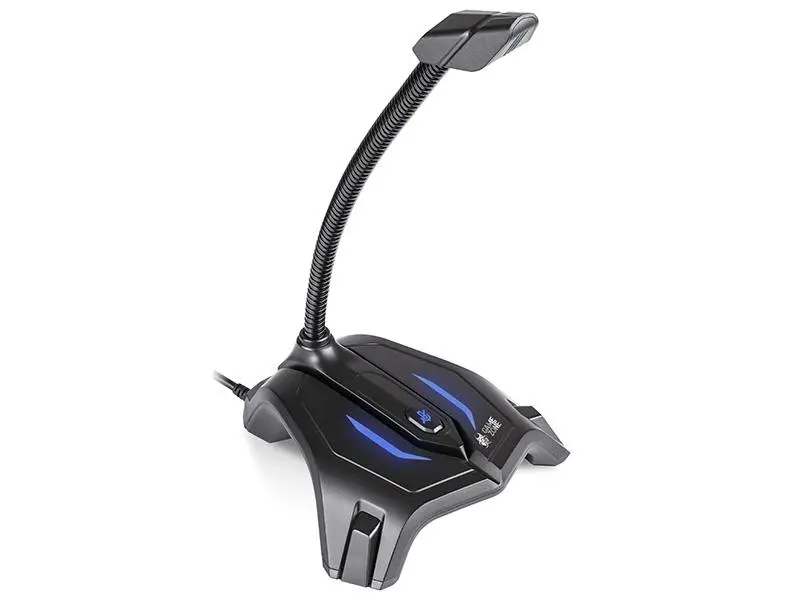 Mikrofon Tracer Gamezone Gamer LED USB Przewodowy Pojemnościowy Czarny
