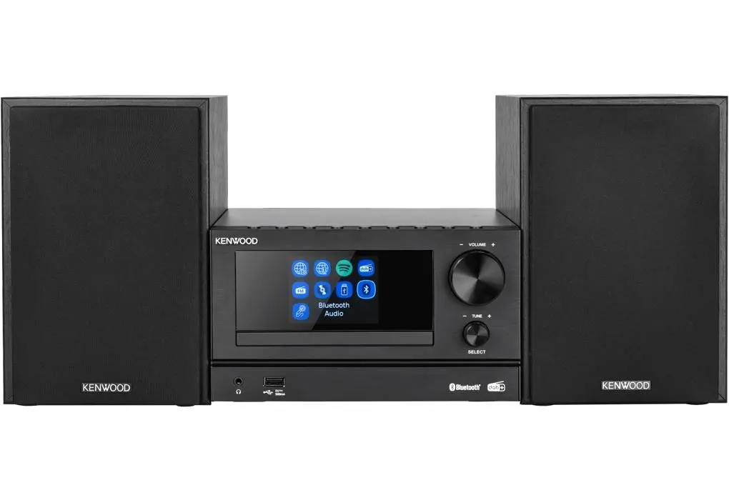 Kenwood M-7000S-B 60W Wi-Fi Bluetooth Radio FM, DAB+, Internetowe Czarny