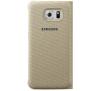 Samsung Galaxy S6 Flip Wallet Textil EF-WG920BF (złoty)