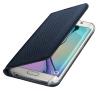 Samsung Galaxy S6 Edge Flip Wallet Textil EF-WG925BB (czarny)