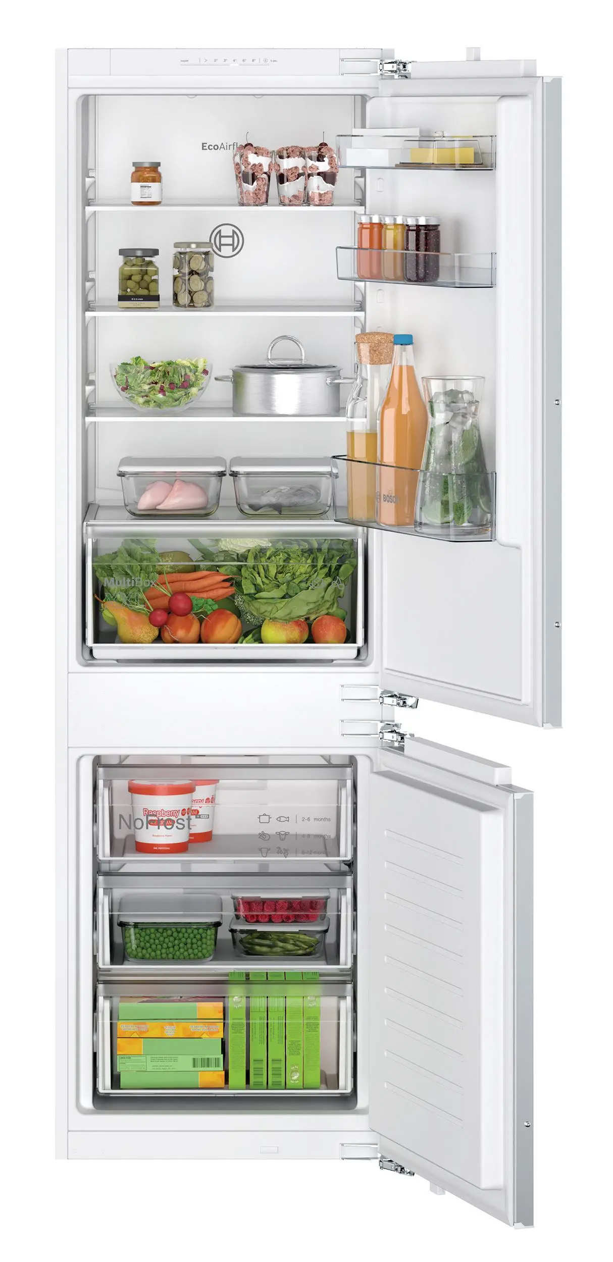 Lodówka Bosch KIN86NFF0 Zamrażarka No Frost 177,2cm