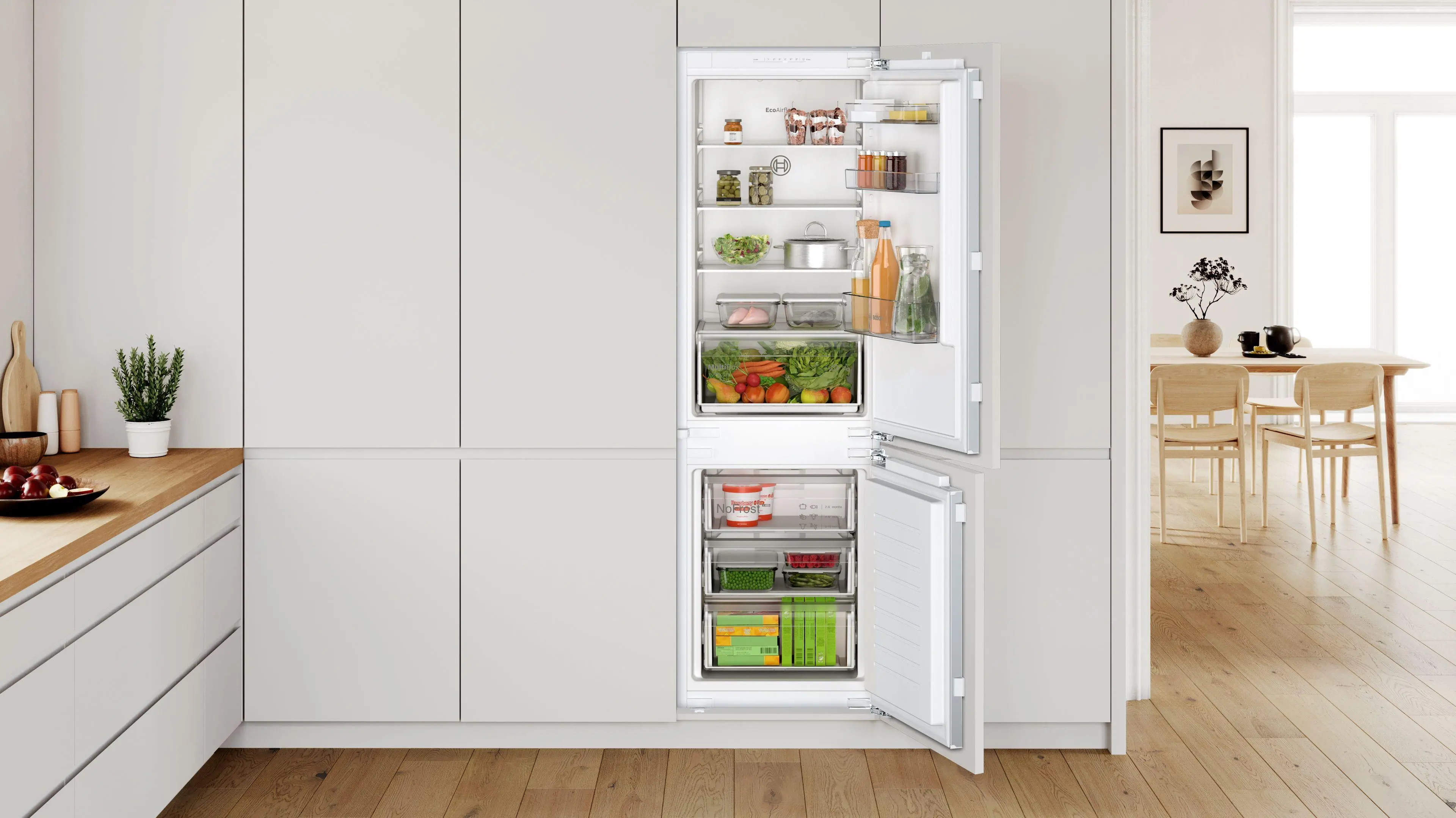 Lodówka Bosch KIN86NFF0 Zamrażarka No Frost 177,2cm