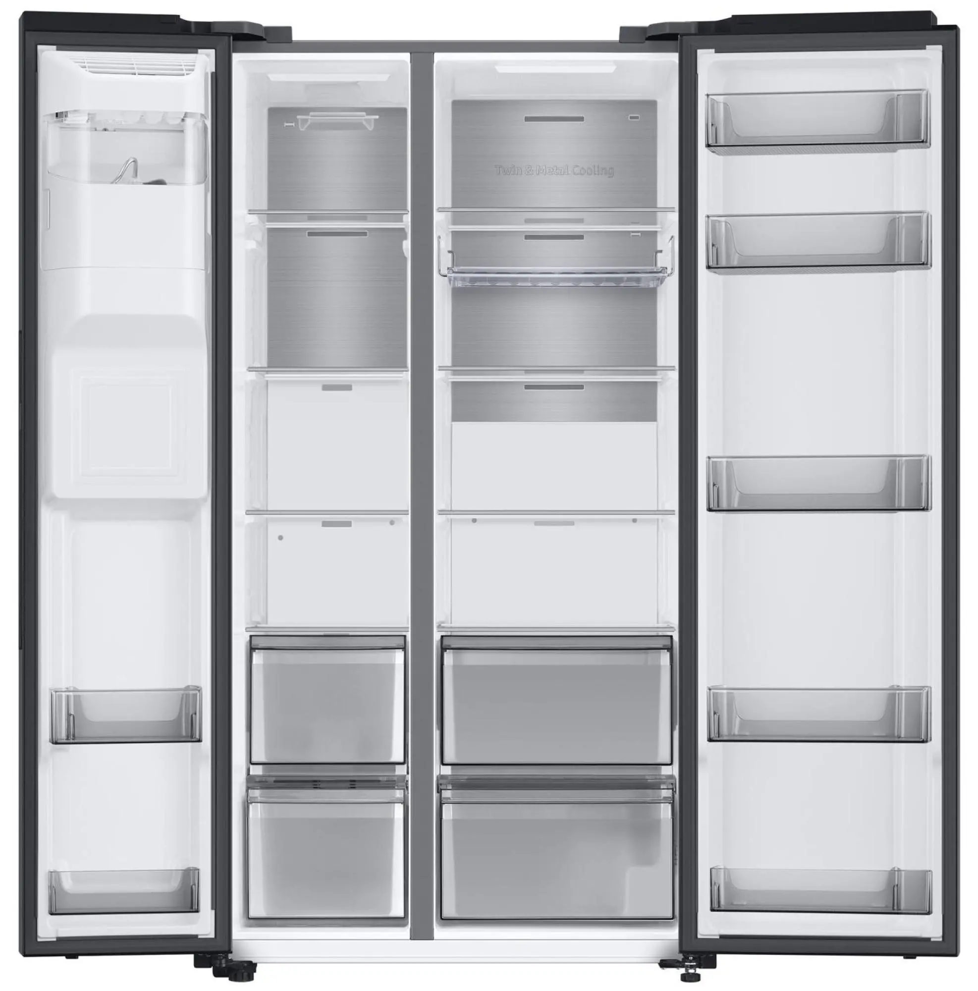 Lodówka Samsung RS68A884CB1 Pełny No Frost 178cm Dystrybutor wody Grafitowa Stal