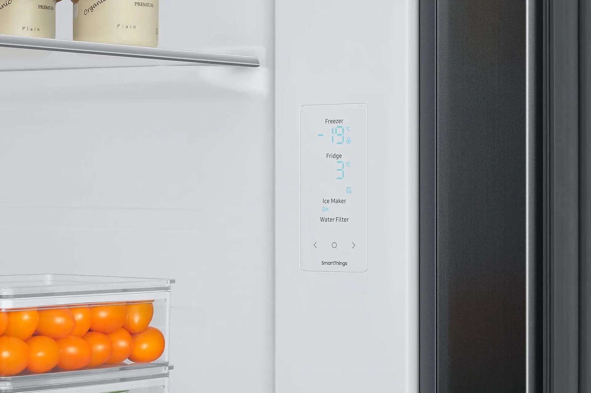 Lodówka Samsung RS68A884CB1 Pełny No Frost 178cm Dystrybutor wody Grafitowa Stal