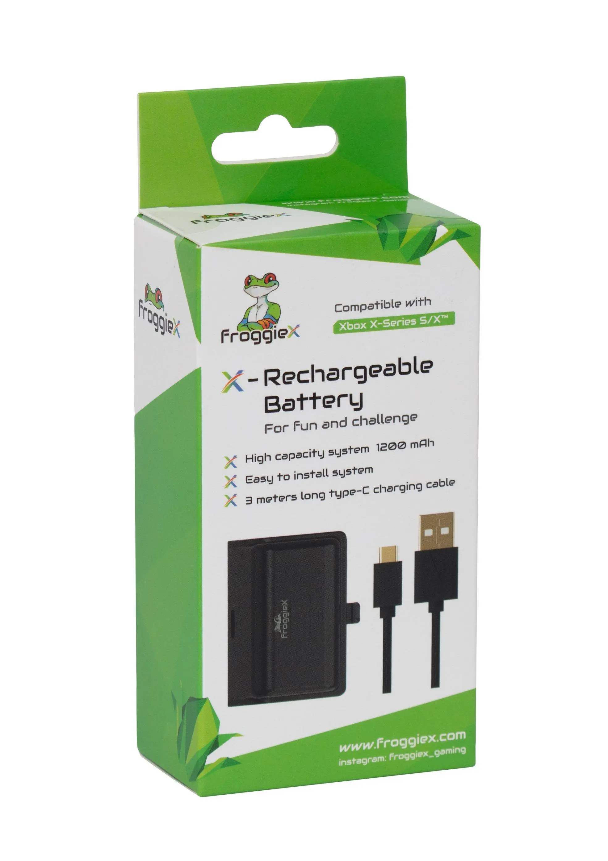 FroggieX FX-XS-B1-B  wymienny do pada Xbox Series X/S