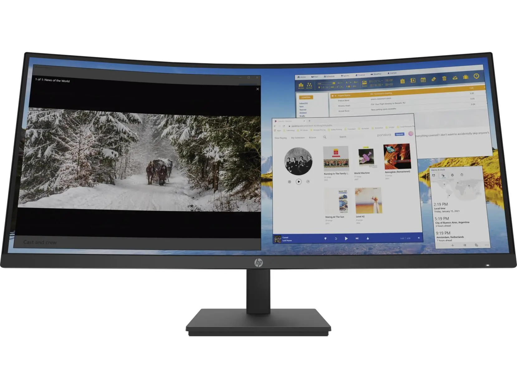 Monitor HP M34d 34" UWQHD VA 60Hz 5ms Zakrzywiony