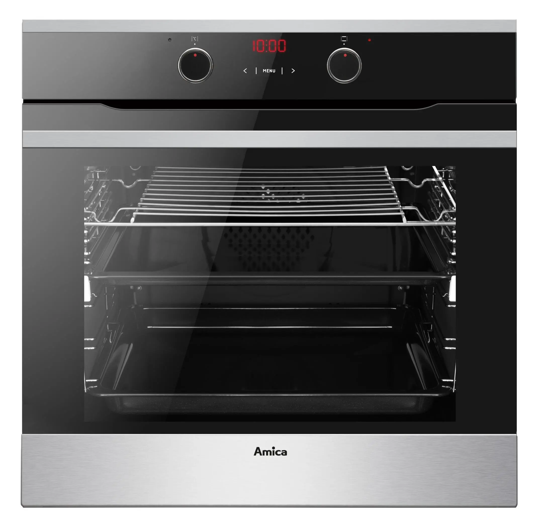 Piekarnik elektryczny Amica ED376191X F-Type Termoobieg Srebrno-czarny