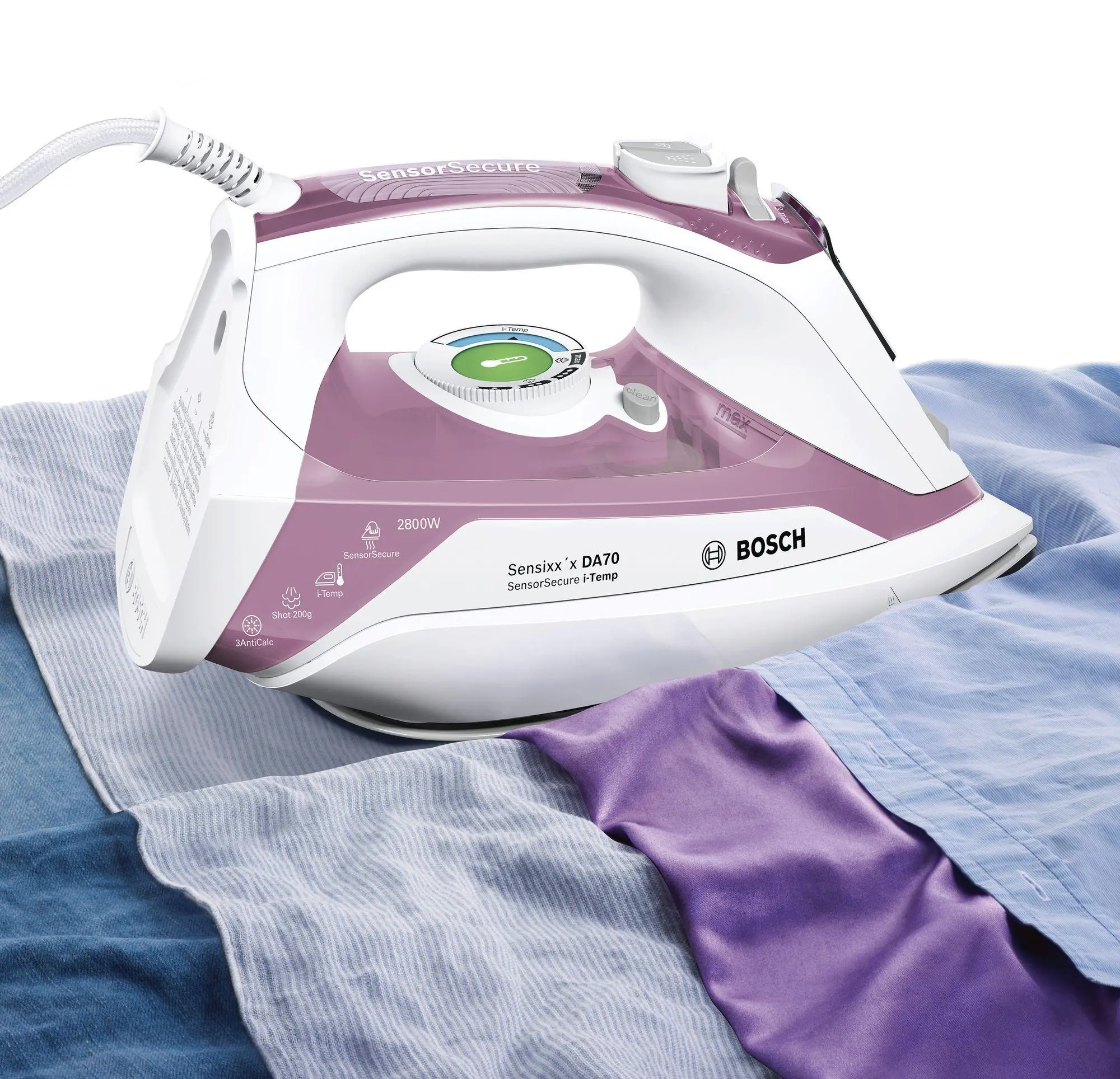 Żelazko Bosch Sensixx'x DA70 TDA702821i CeraniumGlissée 200g/min