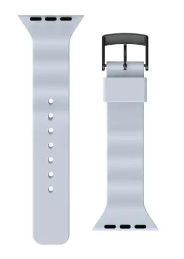 Pasek UAG Aurora [U] silikonowy do Watch 42/44 mm Soft blue